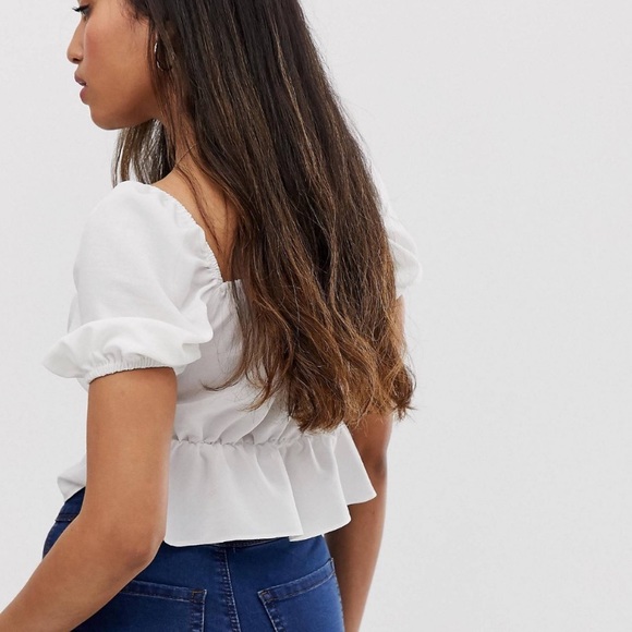 River Island Petite Cream Blouse - Picture 2 of 5